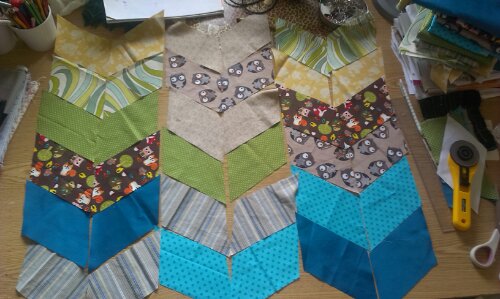 My first quilting