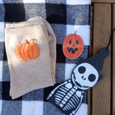 Pumpkin Socks/Tökös zokni